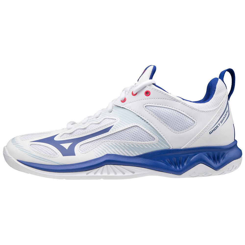 Scarpe Da Pallamano Mizuno Ghost Shadow Uomo - Bianche/Blu/Rosa - 01536-RYWV